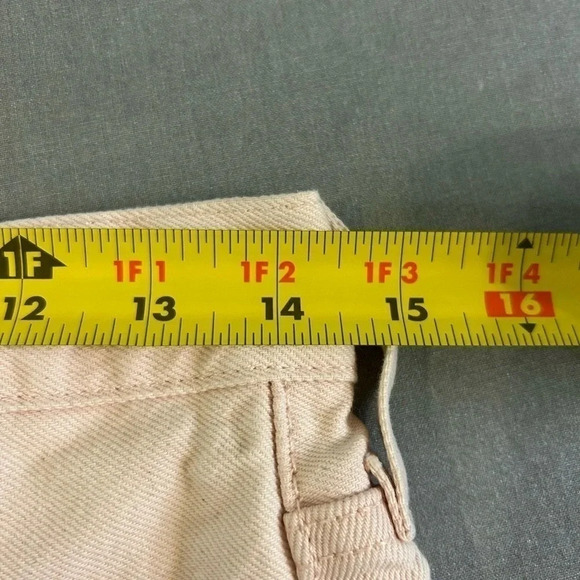 💖”Levi’s 501” Baby Pink Distressed Cut Off Short w/ Fringe Size 27💗 - Picture 12 of 14